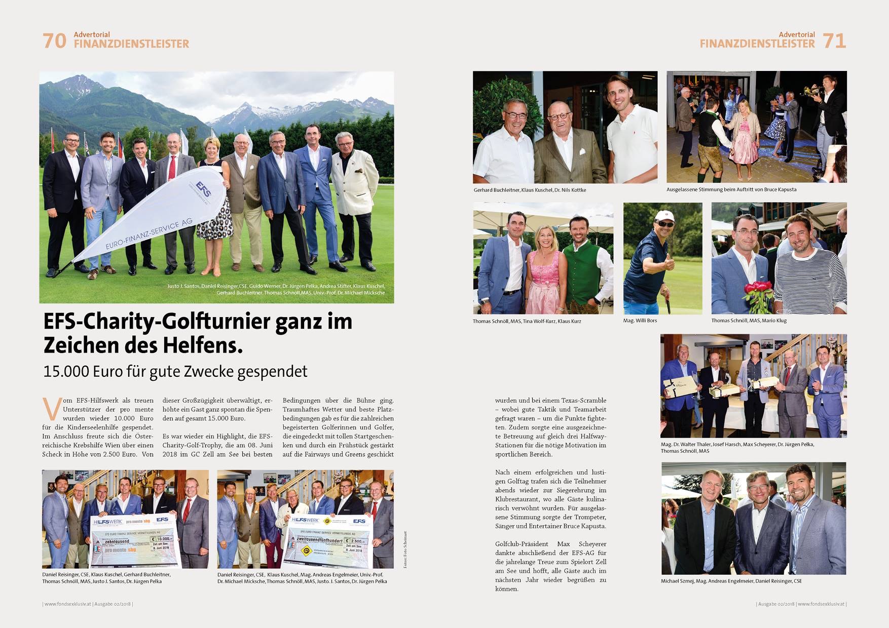 EFS Golfturnier 2018